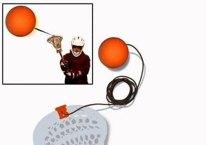 B-Lax Blast – The Lacrosse Rebounder That Uses a Regulation Lacrosse Ball – Solo Trainer for Backyard Practice – Training Gear & Gift for Boys & Girls