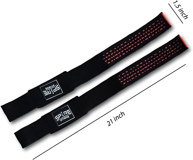 Weight Lifting Straps and Wrist Wraps Combo – Gym Support for Deadlifts, Powerlifting, Bodybuilding, Strength Training – Durable, Adjustable & Comfortable – One Size Fits All