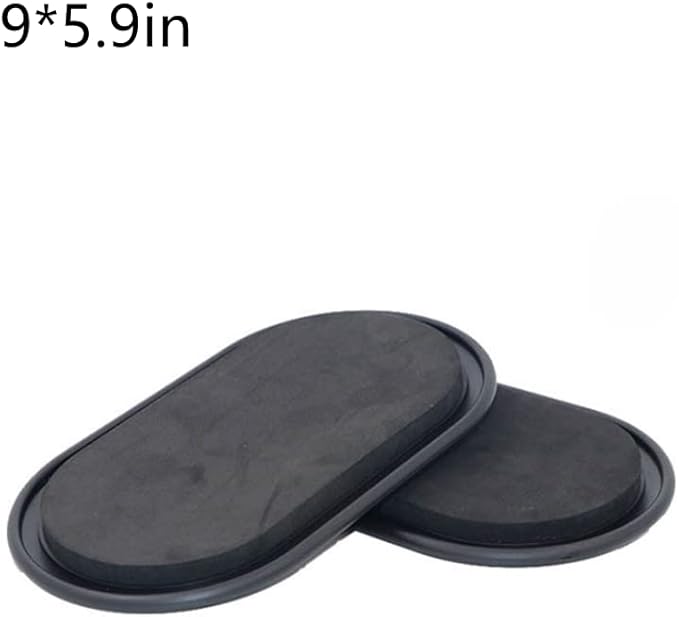 Exercise Sliders Discs, heeguosons Sport Core Sliders with Foot Cover Training on Carpet and Hardwood Floors Full Body Workout Glide Discs Fitness Equipment for Gym/Stretch/Yoga/Pilates