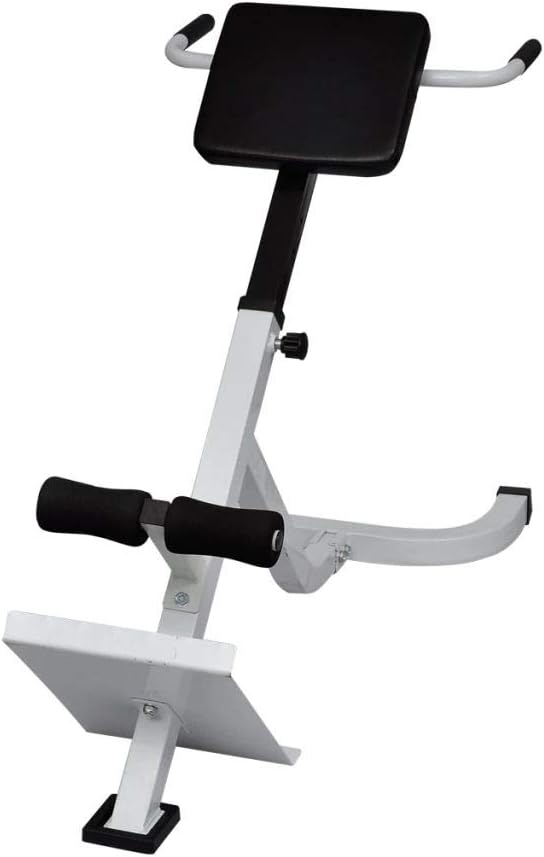 Health & Fitness Hyperextension Roman Chair with Adjustable Height and Back, Glute, Hamstring, and Ab Workouts Foldable Sit Up Gym Bench for Home,Back Extension Bench