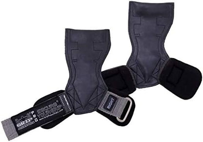 Lifting Grips PRO Weight Gloves Heavy Duty Barbell Gymnastics Straps Alternative to Power Hooks Deadlifts Adjustable Neoprene Padded Wrist Wrap