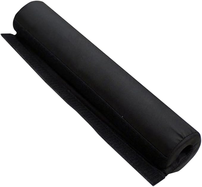 YARNOW Barbell Cushion Exercise Belt Squat Rack para Weights Collar Straps Traction Rope Belts Barbell Neck Pad