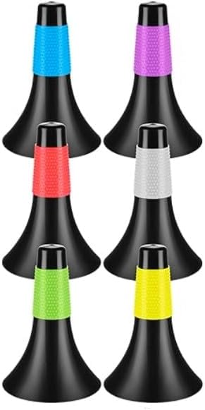9 Inch Sport Agility Horned Cones, Set of 6, Agility Training Cones for Soccer, Basketball, Football, Kids Sport Practice
