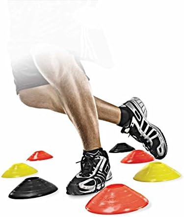 SKLZ Agility 2-Inch High-Visibility Cones for Training and Drills, Set of 20