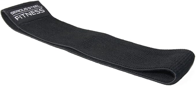 Serious Steel Fitness Hip and Glute Activation Band | Squat & Deadlift Warm-up Band for HIPS and Glutes