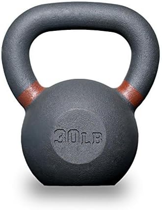 REP Fitness Single Kettlebells 5lb to 50lb Weight Range, Cast Iron, Strength Training, Power Workout Equipment, Home Gym, Free Weights, Dumbbell Alternative, Exercise, Men, Women