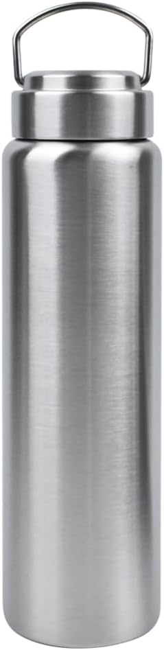 CDJ 32 OZ Uninsulated Single Wall Stainless Steel Water Bottle, Reusable Metal Water Bottle for Sports, Leakproof and Durable, Perfect for Hiking, Gym, Picnics, and Outdoor Activities