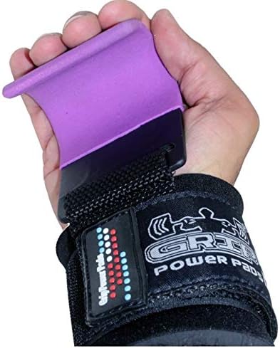Weight Lifting Rod Hooks Heavy Duty Wrist Wraps Power Weight Lifting Training Gym Grips Straps Set of 2