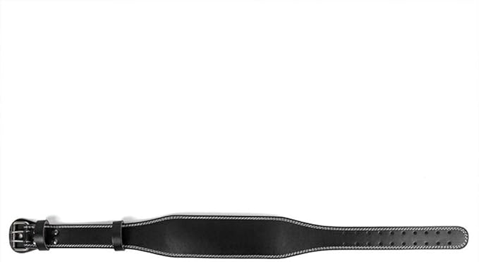 tegongse Faux Leather Weight Lifting Belt - Double Prong Power Lower Back & Lumbar Support for Squats, Deadlifts, Men & Women