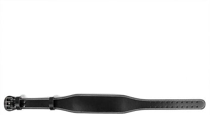 tegongse Faux Leather Weight Lifting Belt - Double Prong Power Lower Back & Lumbar Support for Squats, Deadlifts, Men & Women