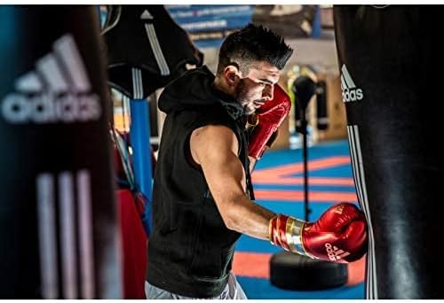 adidas Adi-Speed 501 Pro Kickboxing & Boxing Gloves for Men & Women – Leather Training Gloves for Heavy Bag, Sparring & Fitness