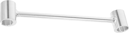 Veemoon Hinge Adjustment Wrench Push up Handles Push-up Handles for Home Workouts Refillable Airtight Tin Stickers Push-up Handles for Strength Training Hinge Wrench 45# Steel Silver