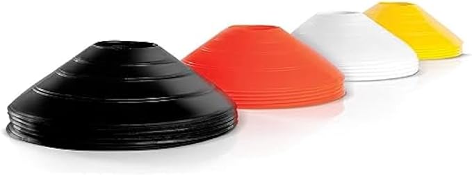 SKLZ Agility 2-Inch High-Visibility Cones for Training and Drills, Set of 20