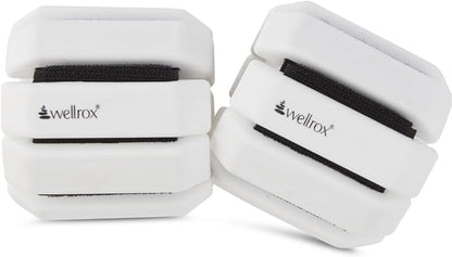 Wellrox Weighted Bangles – Adjustable Ankle and Wrist Weights for Women & Men – Set of Ankle Weights 2 lbs (1 lb Each Wrist Weight) | Weighted Arm Bands for Pilates, Yoga, Running & Walking