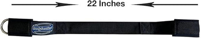 Bodylastics Resistance Band Anchor, Heavy-Duty Attachment for Exercise Resistance Bands, Easy Use Anchor Band for Resistance Tubes, With Nylon Webbing, Neoprene Padding, and O-Ring, 22 Inches