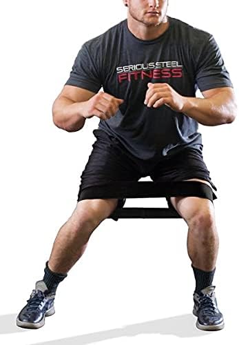Serious Steel Fitness Hip and Glute Activation Band | Squat & Deadlift Warm-up Band for HIPS and Glutes
