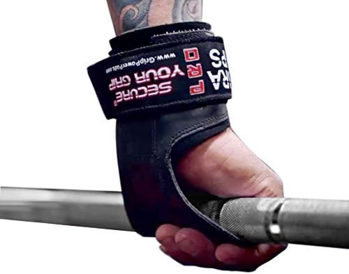 Cobra Grips PRO Weight Lifting Gloves Heavy Duty Straps Alternative with Power Lifting Hooks Padded Wrist Support for Deadlifts & Bodybuilding