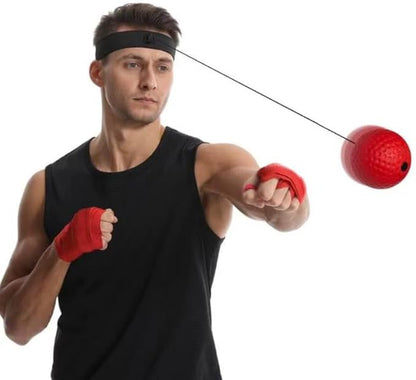 Boxing Reflex Ball with Adjustable Headband and String for Enhanced Reaction Training Gift for Boyfriends