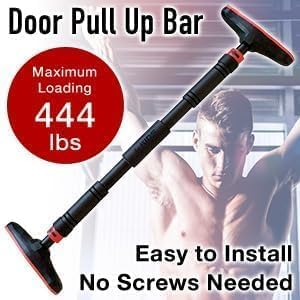 Japard Pull Up Bar for Doorway, Sportneer, Adjustable Door Frame 27"-41" Width, No-Damage Hanging Equipment for Home Gym, Workout, Training, 440 LBS