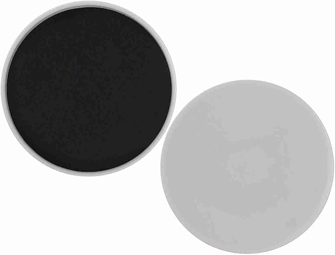 Fitness Gliding Disc 2PCS, Slider Sport Full Body Workout Core Stabilization, ABS Exercise Sliding Glidings Discs (Gray)