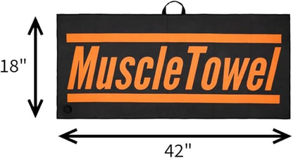 3 Pack, Magnetic Grip Gym Towel, Preventing it from Slipping or Falling to The Floor, Microfiber Towel for Yoga, Sports, Gym, Workout, Camping, Fitness, & More Activities