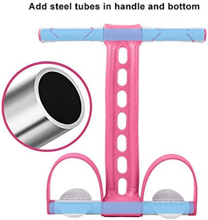 Pedal Resistance Bands with Handles Exercise Bands Multifunction Tension Rope Fitness for Working Out Arm Abs Legs Stretch Bands