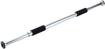 Doorway Pullup Bar, Portable Electroplate Steel Pull Up and Chin Up Bars 24.4 to 39.4 Inches Adjustable Length Workout Fitness Bar for Many Exercises Pull-ups Chin-ups Hanging Leg Raises Push-ups Dips