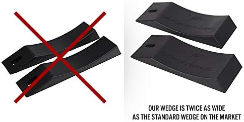 Widest Deadlift Wedge (2 Pack) - Barbell Deadlift Jack Alternative for Weightlifting - Accessories for Platforms, Blocks, and Pads