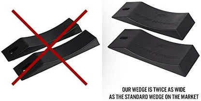 Widest Deadlift Wedge (2 Pack) - Barbell Deadlift Jack Alternative for Weightlifting - Accessories for Platforms, Blocks, and Pads