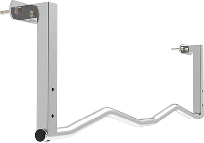 Safety Steel Fitness Horizontal Bar, Wall-Mounted Pull-up Bar, Multi-Purpose Home Gym Strength Training Pole, Easy to Install, Load 300kg (Stainless Steel)