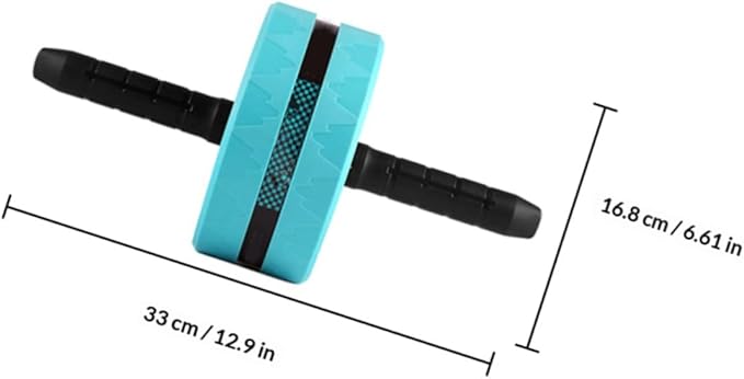 Milisten Silent Ab Roller Wheel with Knee Pad Fitness Equipment for Core Strength Adjustable Abdominal Exercise Tool for Home Workouts Suitable for Beginners and Advanced Users