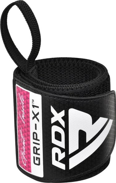 RDX Wrist Wraps for Weightlifting, Cotton Straps Support with Thumb Loop, Gym Wrap for Weight Lifting Powerlifting Competition Strength Training Bodybuilding