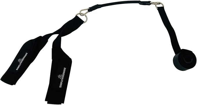 Hip Flexor Training Strap | Reverse Squat Resistance Band Workout Strap Set | Resistance Bands and Door Anchor Included
