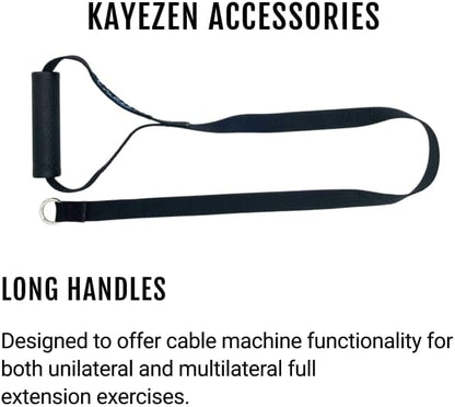 Travel 1 Functional Strength Trainer, Resistance Band Set | Portable Workout Equipment Home Gym System | Physical Therapy Equipment | 10-100 lbs of Resistance