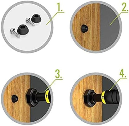 HMS Fitness DD200 Pull Bars with Extenseurs 250 kg Noir Doors