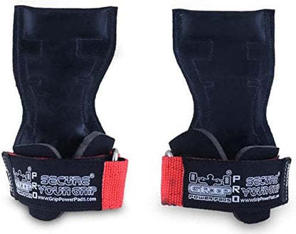 Lifting Grips PRO Weight Gloves Heavy Duty Barbell Gymnastics Straps Alternative to Power Hooks Deadlifts Adjustable Neoprene Padded Wrist Wrap