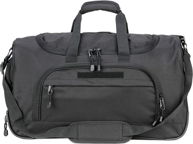Gym Bag for Women & Men Tactical Duffle Military Weekender Travel Work Out Bags Lightweight Waterproof Sports Tote Shoe Pocket