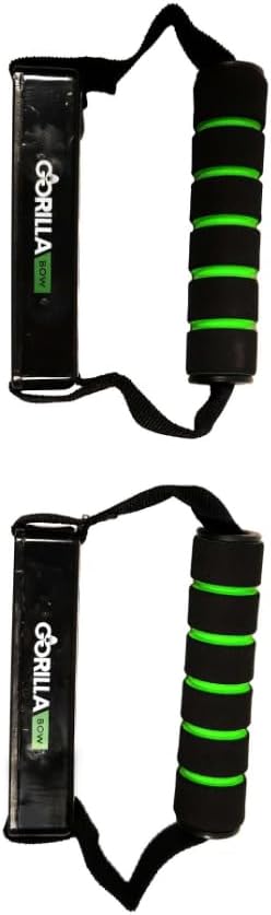 Gorilla Bow Resistance Bands with Handles Quick-Lock Multi-Layer Exercise Bands for Work Out, Non Slip Grip for Full-Body Strength Training, Heavy Resistance Training, Yoga, Home Workout Set