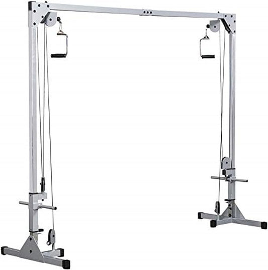 Body-Solid Best Fitness Functional Trainer Cable Machine, Full Body Workout Weight Stacks, Chest and Shoulder Exercise Home Gym LAT Pulldown Machines with 190lb Weights Stack, Midnight Black