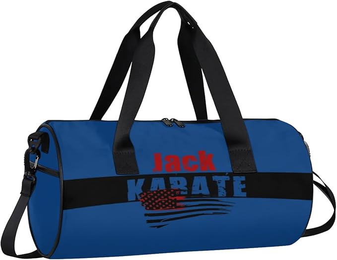 Personalized-Martial-Arts-Gear-Bag for Karate Teakwondo, Custom Jiujitsu Bag for Boys, Karate Teakwondo Bag for Gear Waterproof Lightweight Large USA