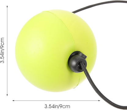 VICASKY Hanging Speed Boxing Ball with Suction Cup 90mm Green Reflex Training Punching Bag Reaction Boxing Speedball and Coordination Training