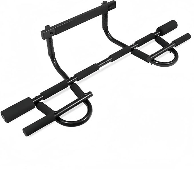 2025 Upgrade Pull Up Bar, 440 lbs Heavy Duty Upper Body Fitness Workout Bar| Multi-Grip Strength for Doorway | Indoor Chin-Up Bar Fitness Trainer for Home Gym Portable