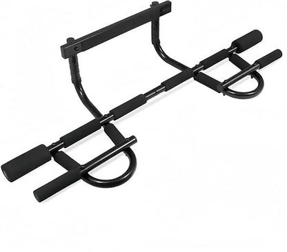 2025 Upgrade Pull Up Bar, 440 lbs Heavy Duty Upper Body Fitness Workout Bar| Multi-Grip Strength for Doorway | Indoor Chin-Up Bar Fitness Trainer for Home Gym Portable