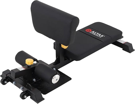 Altas Strength Sissy Squat Machine Station Leg Exercise Machine Adjustable Home Gym Workout Training Sit Up Push Up Leg Exerciser Light Commercial Equipment 6005B