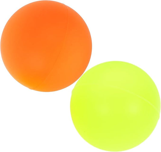 2pcs Solid Silicone Massage Ball Set for Myofascial Release Deep Tissue Therapy and Mobility for Yoga Physical Therapy and Muscle Recovery