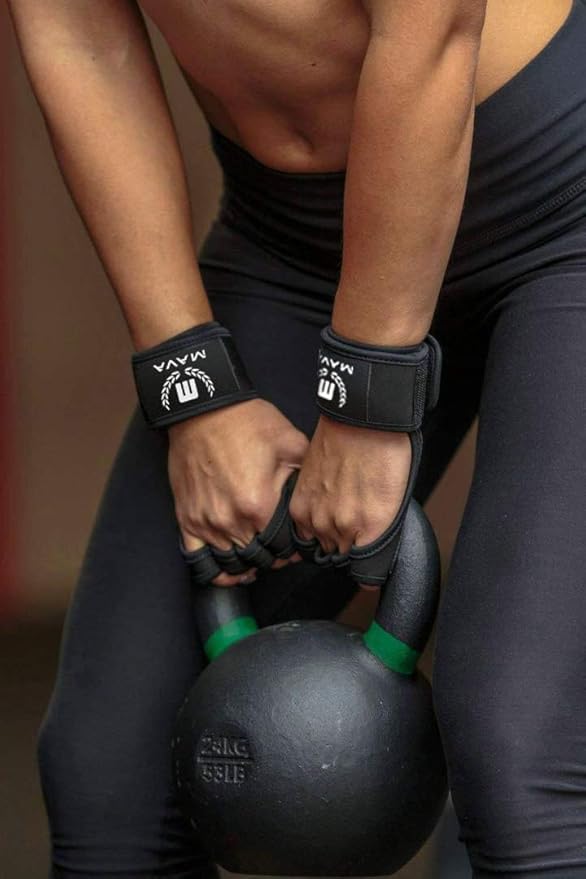 Mava Sports Cross Training Gloves with Wrist Support for WODs,Gym Workout,Weightlifting & Fitness-Silicone Padding, No Calluses-Suits Men & Women-Weight Lifting Gloves for a Strong Grip