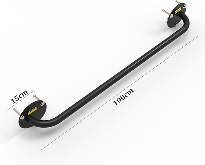 Wall-Mounted Fitness Horizontal Bar, Pull-up Bar, Chin-up Bar, Used for Home Gym Strength Training Equipment, Easy to Install (Steel)