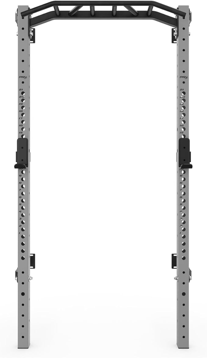 PRx Performance Profile® PRO Squat Rack 3x3 with Kipping or Multi-Grip Pull Up Bar, 89" or 95" Uprights As Seen On Shark Tank Wall Mounted Home Garage Gym Exercise System