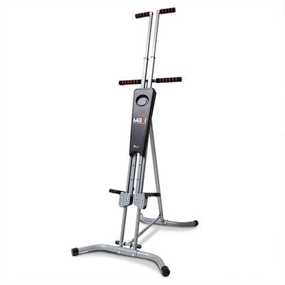 MaxiClimber 2.0 Vertical Climber ERS (Elastic Resistance System) - Easy to Assemble, Folding Exercise Machine Combines Cardio & Strength Training for a Low Impact, Full Body Workout - Free Fitness App