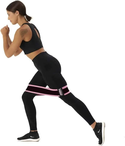 Arena Strength Fabric Booty Bands: Fabric Resistance Bands for Legs and Butt: 3 Pack Set. Perfect Workout Hip Band Resistance. Workout Program and Carry Case Included